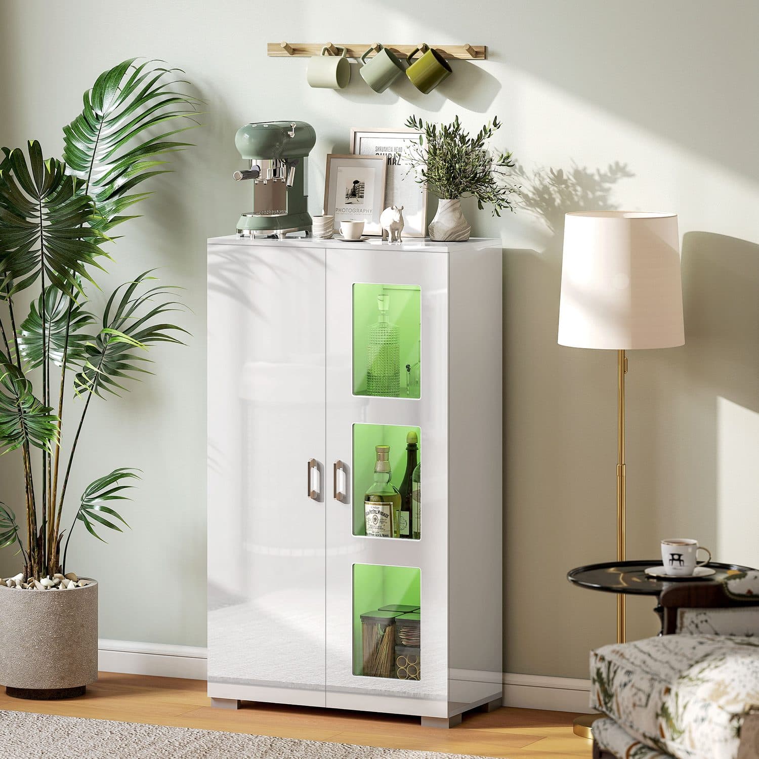High Gloss LED Sideboard - image 4