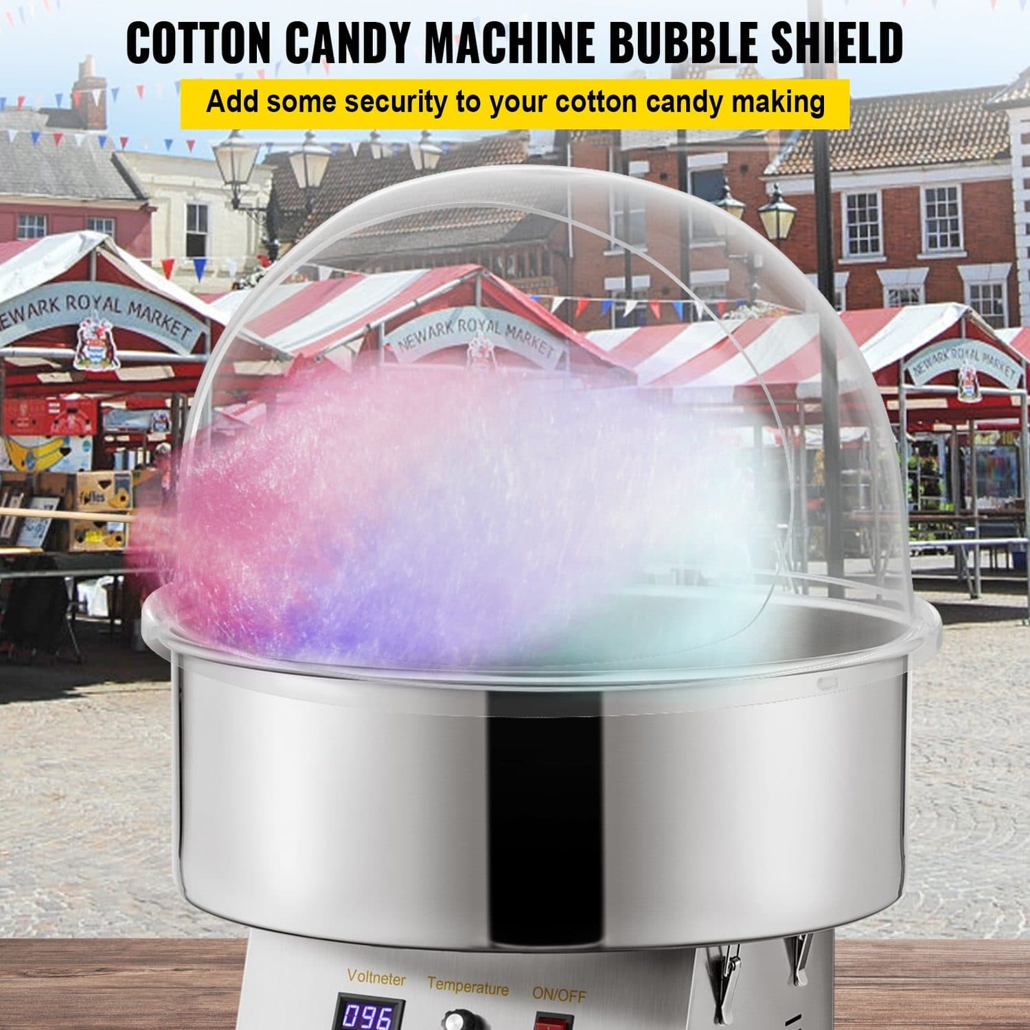 Serve Safer, Cleaner Candy Floss with a Professional Dome Cover - image 5