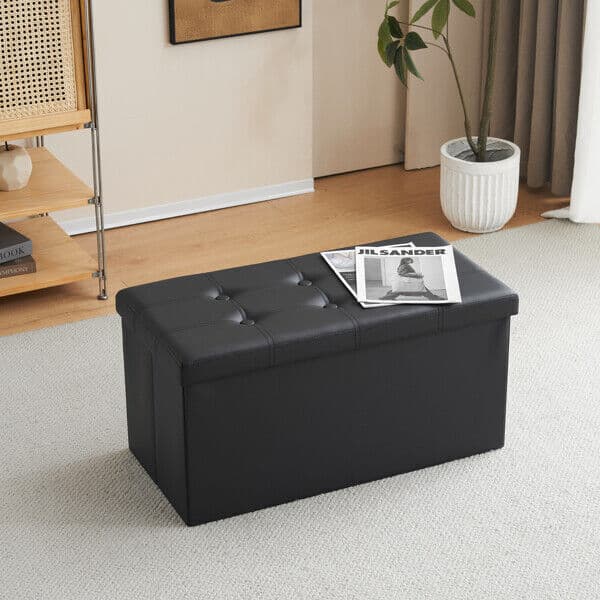 A Tufted Storage Ottoman That Doubles as a Seat - image 1