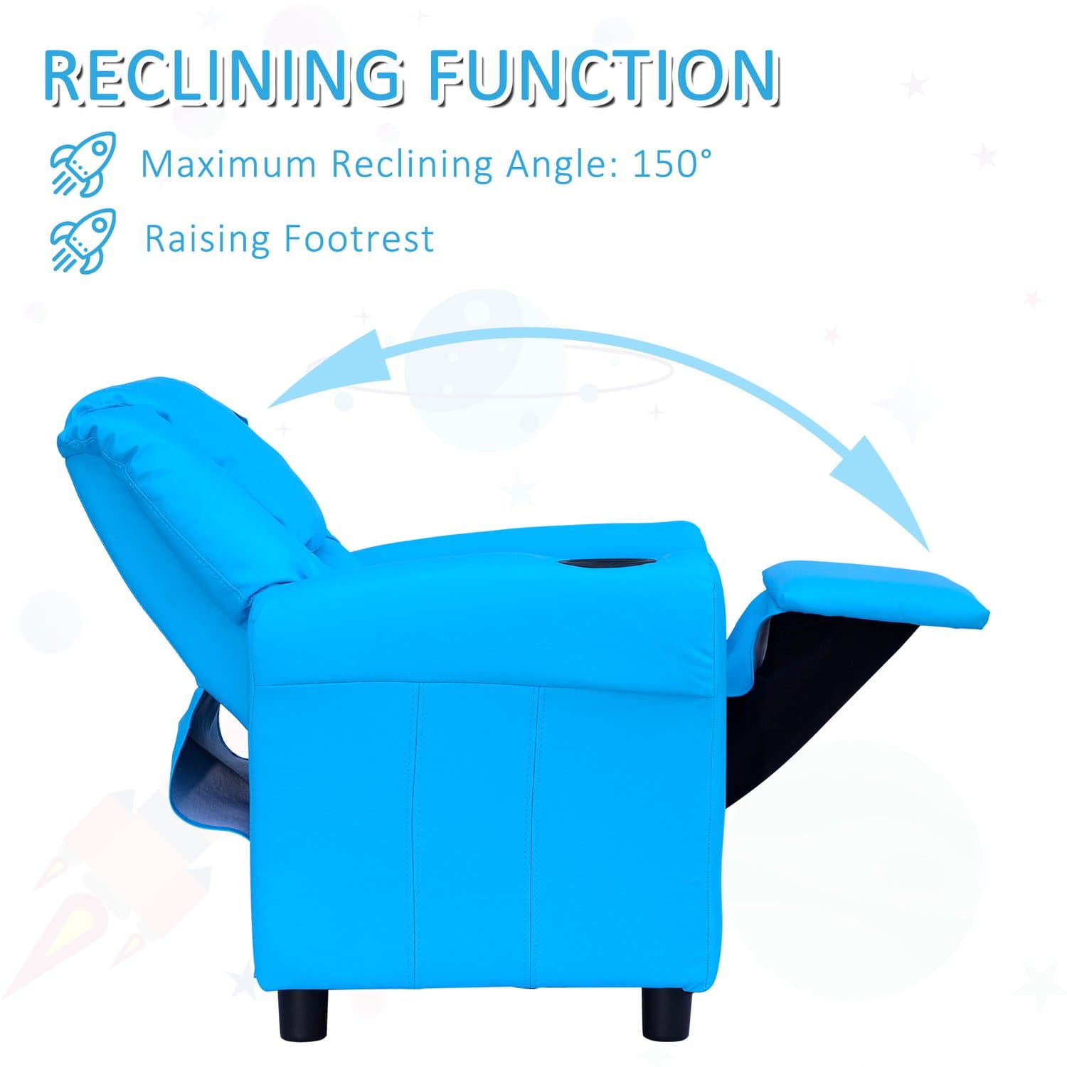 Blue Kids Recliner - image 3
