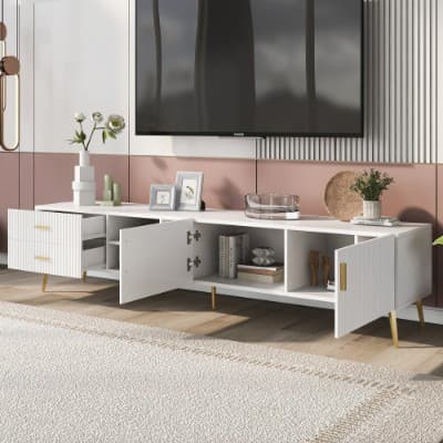 White TV Stand - image 1