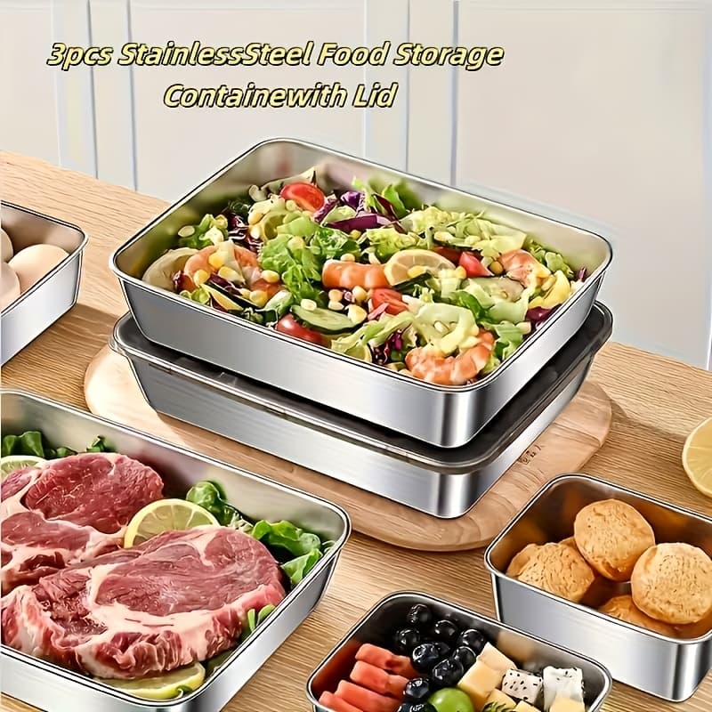 Keep Food Fresh with Stainless Steel Stackable Containers - image 7