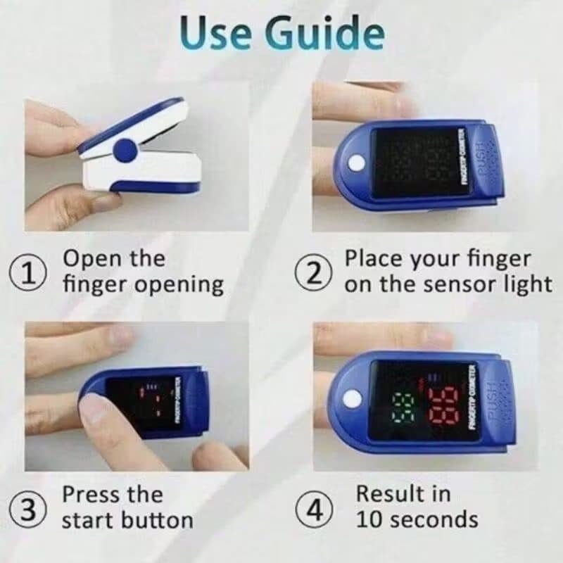 One-Button Finger Clip Oximeter for Easy Spot-Checks - image 6