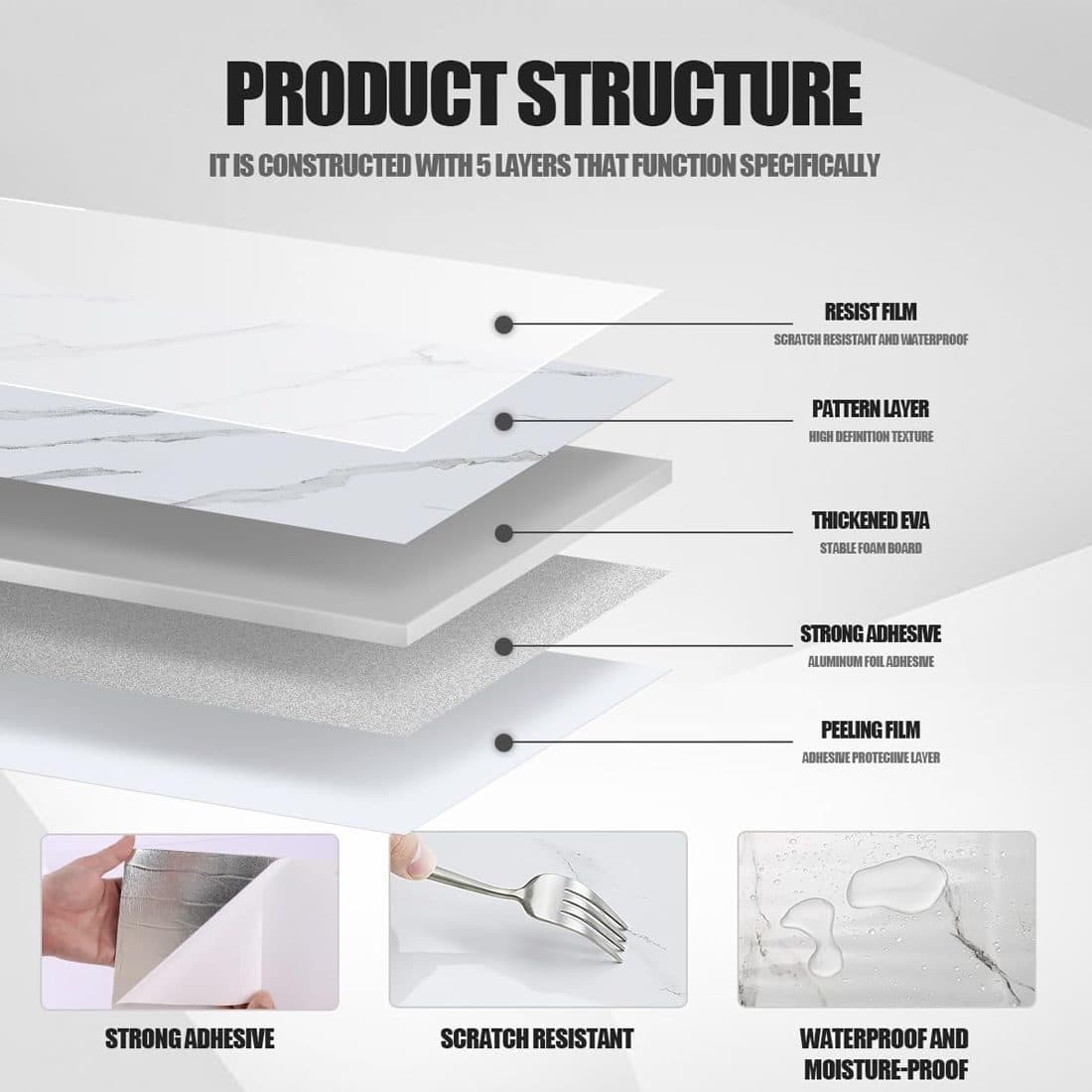 Cover Your Walls in Marble-Effect Tiles Without Grouting - image 2