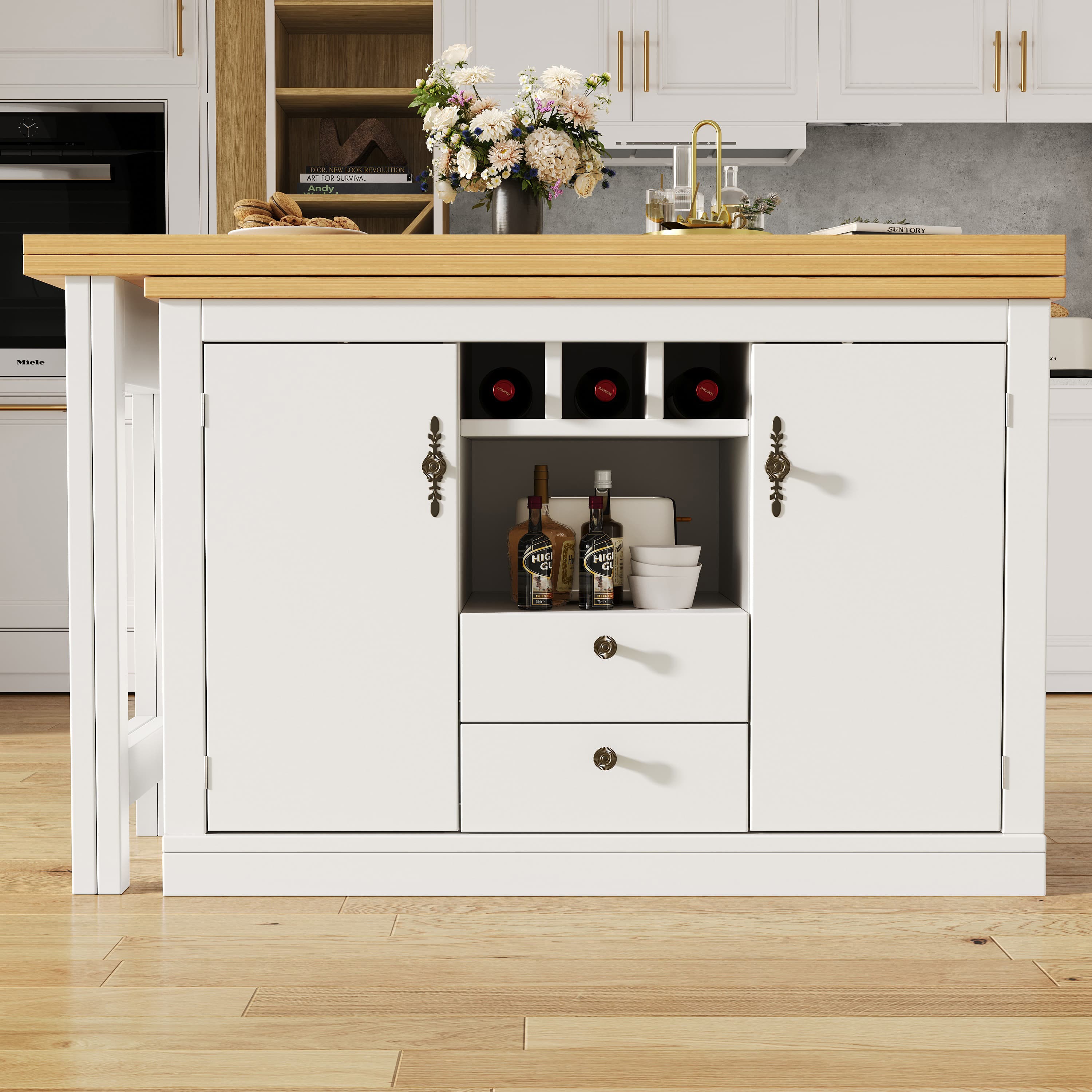 Swivelling Extendable Bar Table - image 1