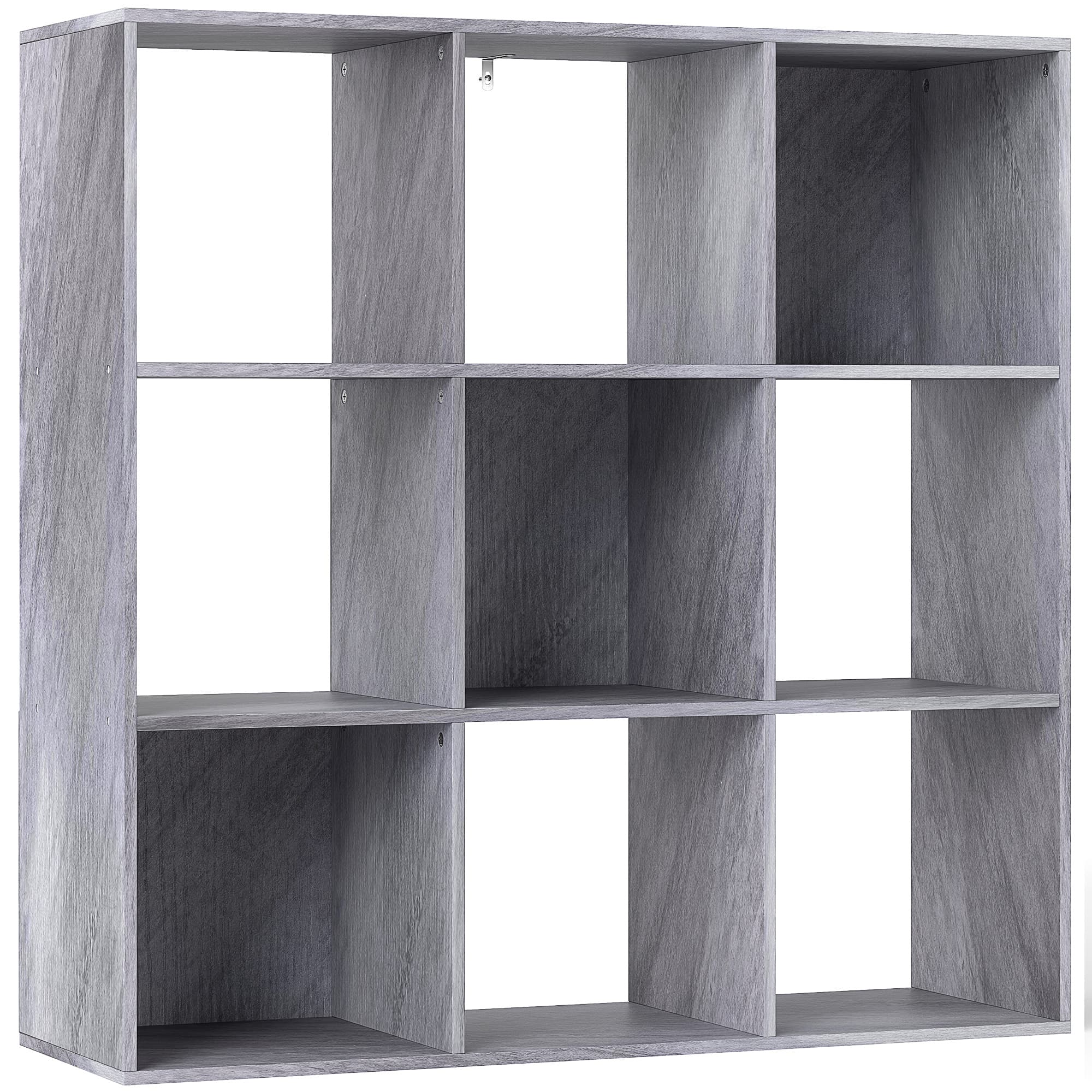 Marble Grey Nine-Cube Shelf