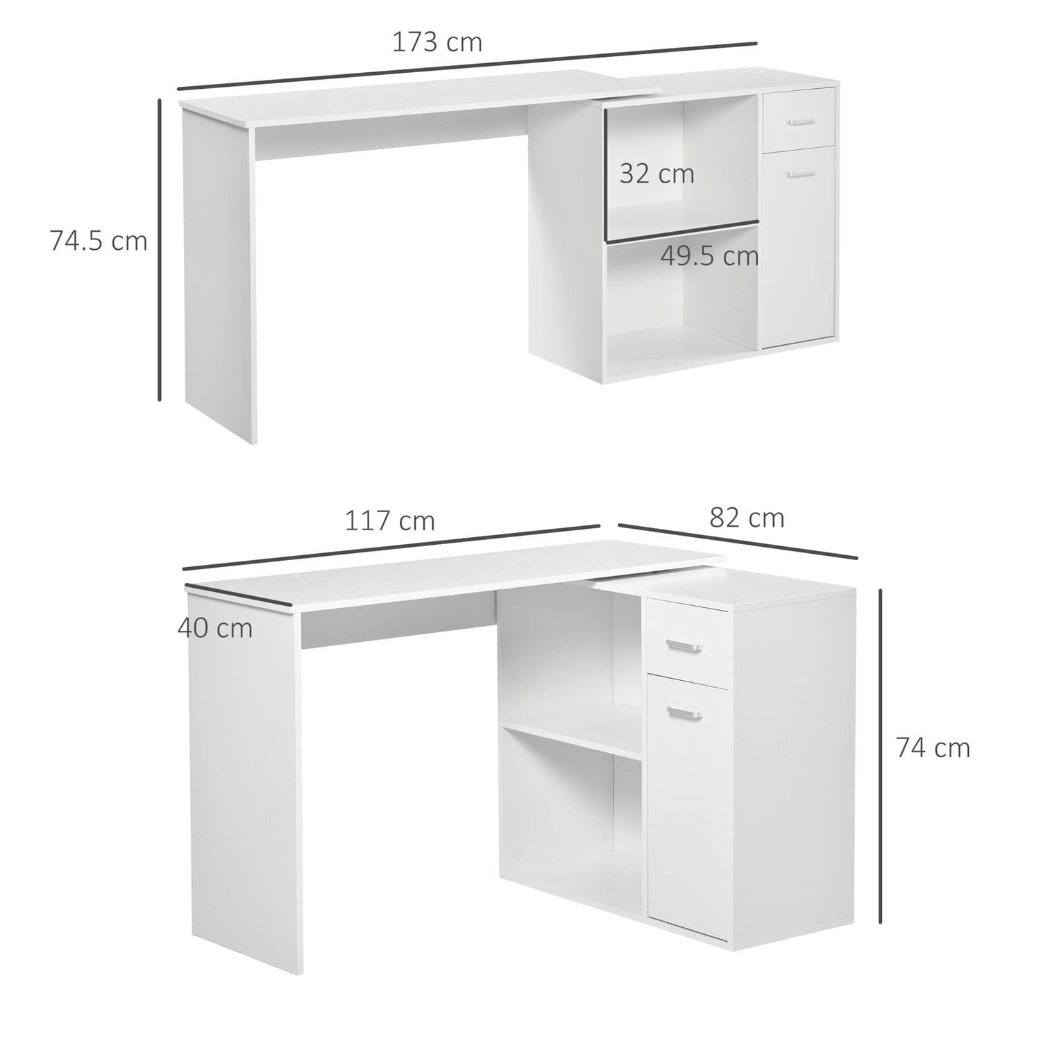 Rotatable Corner Desk - image 2