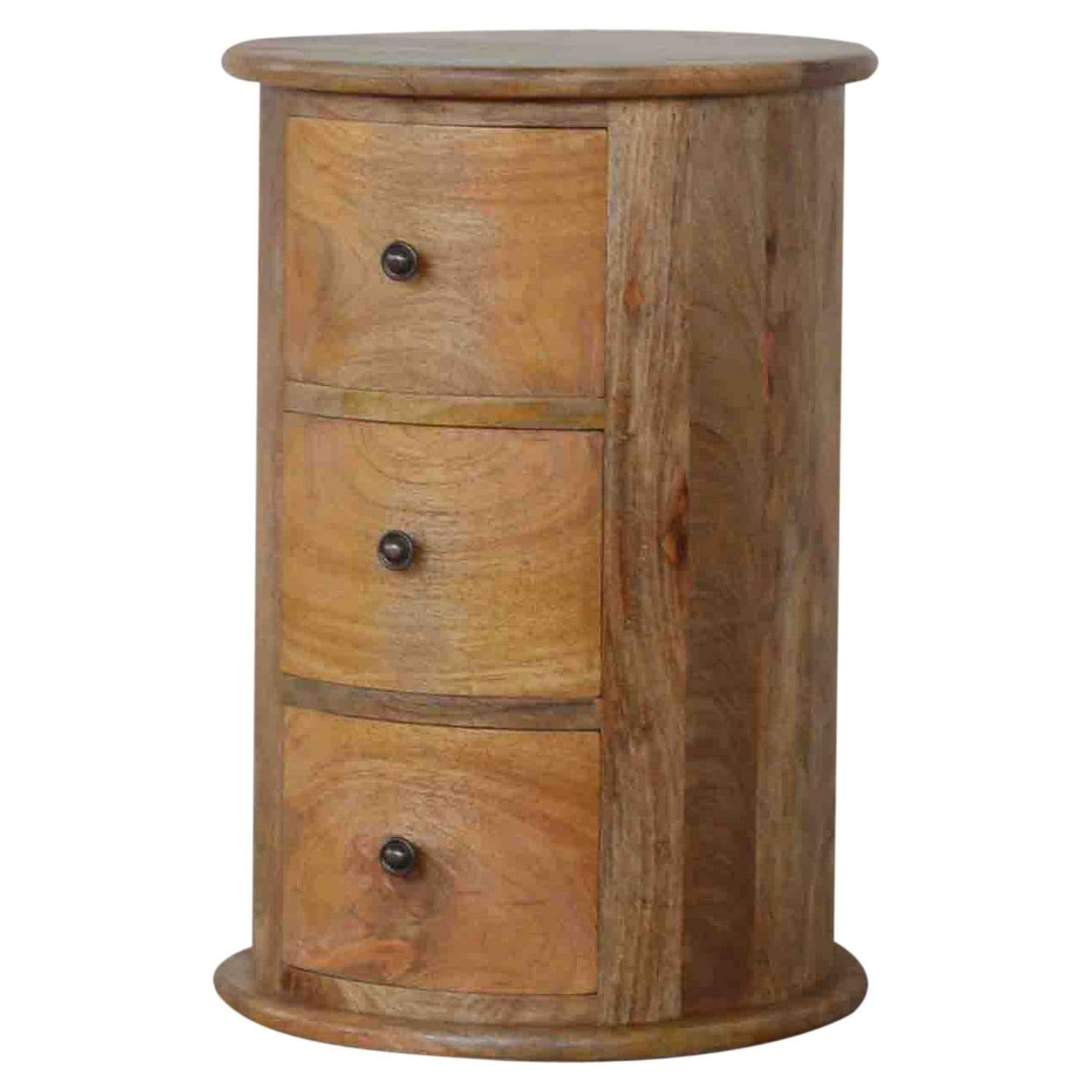 Handcrafted Mango Wood Drum Chest - image 3