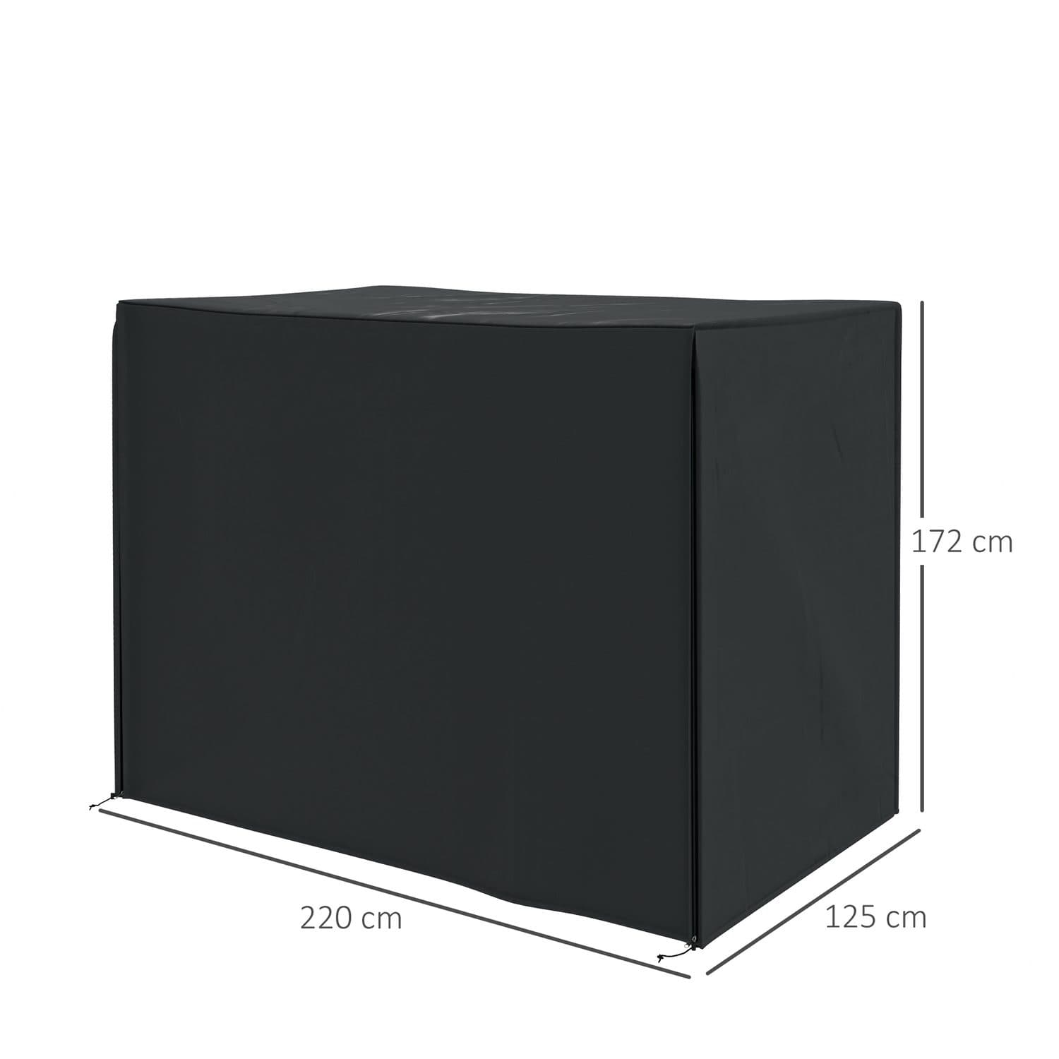 Black Swing Chair Cover for Three-Seater Frames - image 4