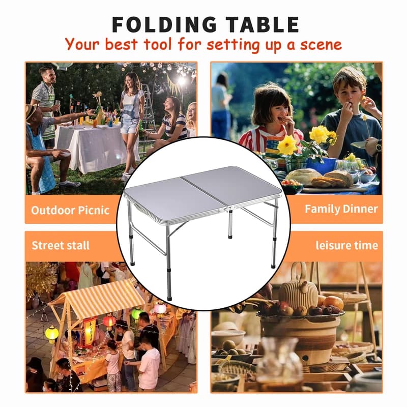 Set up a sturdy folding table wherever you need it - image 6