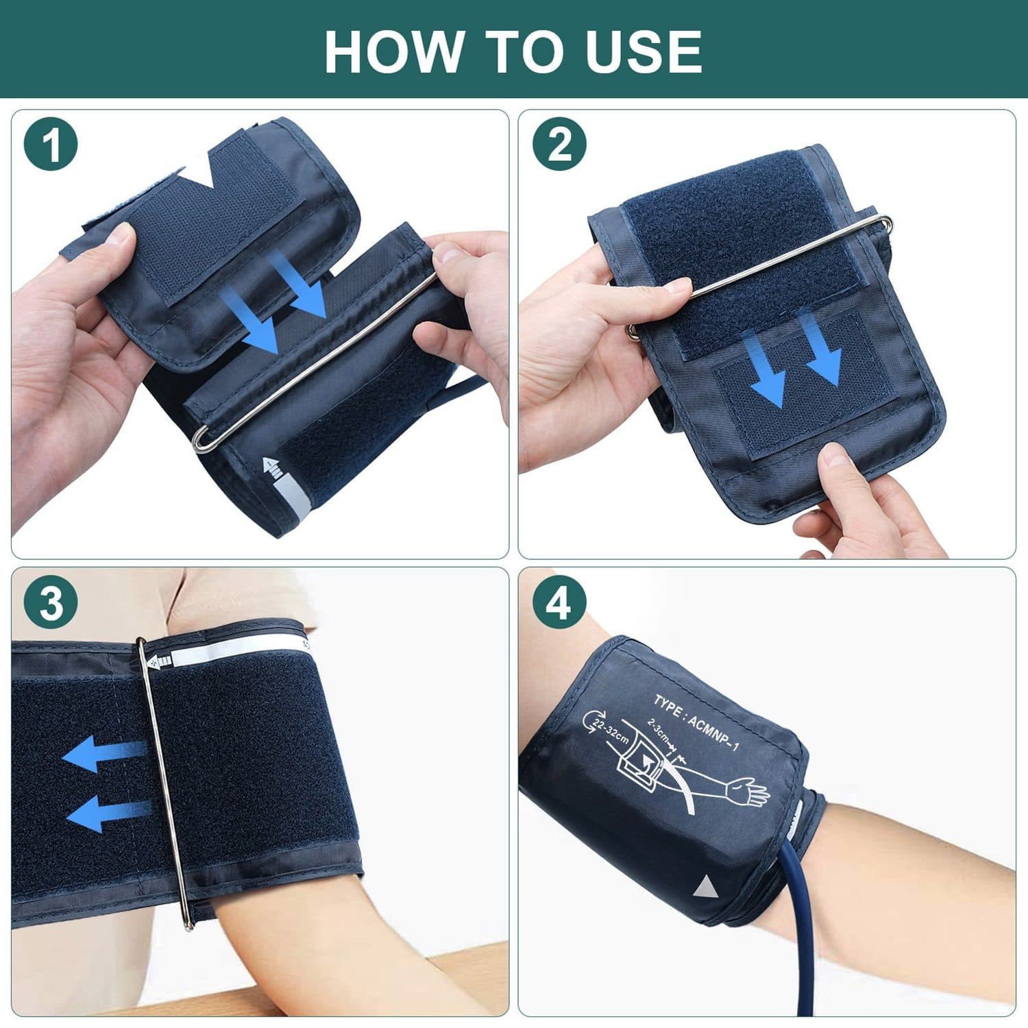 Dual-User Home Blood Pressure Monitor with Cuff - image 6