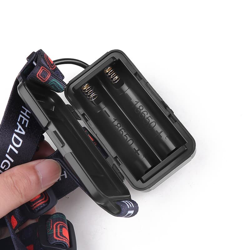 USB Rechargeable Head Torch with 90° Swivel and Adjustable Focus - image 1