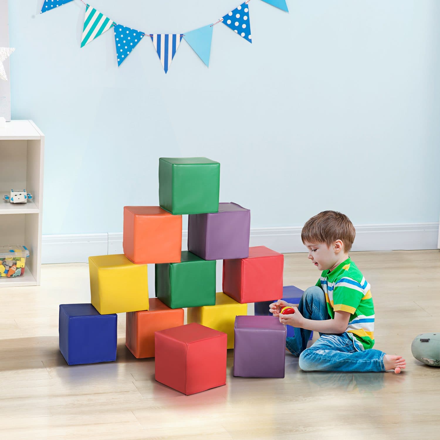 12 Colourful Soft Play Blocks for Toddler Movement - image 3