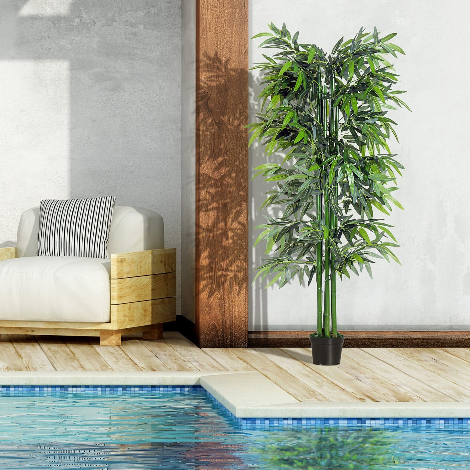 Lifelike 6ft Artificial Bamboo - image 3