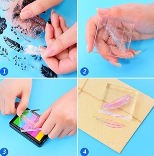 Clear Acrylic Stamp Block for Effortless Craft Projects - image 7