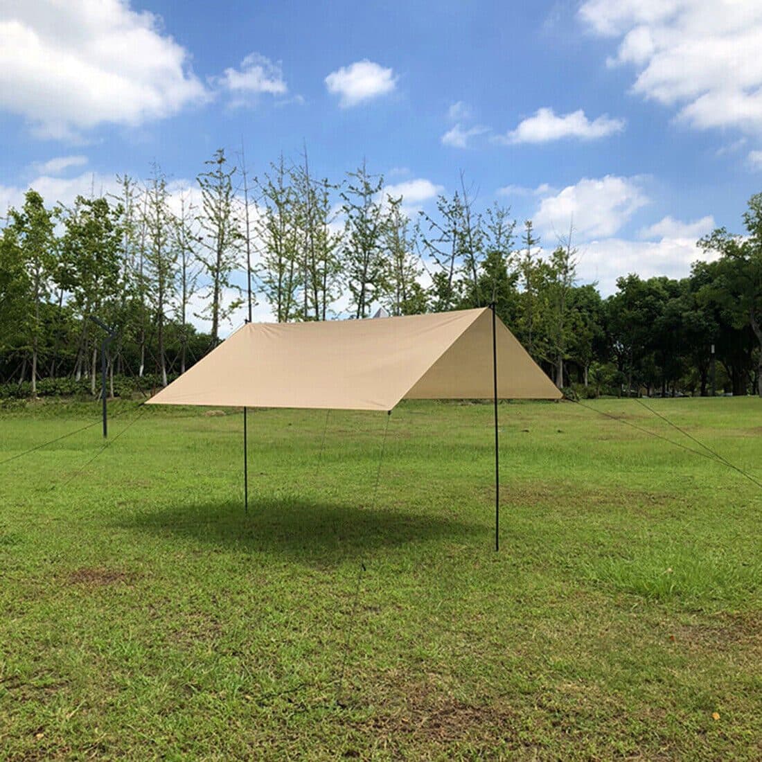 Two Adjustable Steel Poles for Tarps and Camping Shelters - image 9