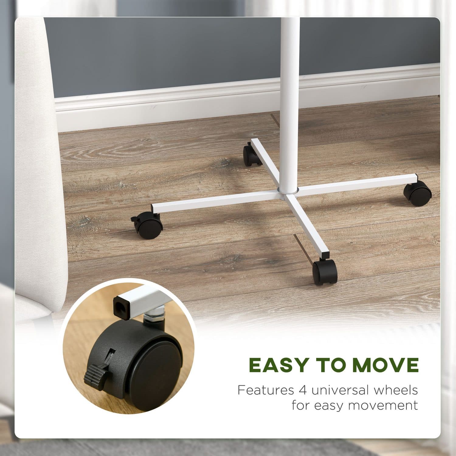 Mobile Bird Stand with Perches and Feed Bowls - image 1