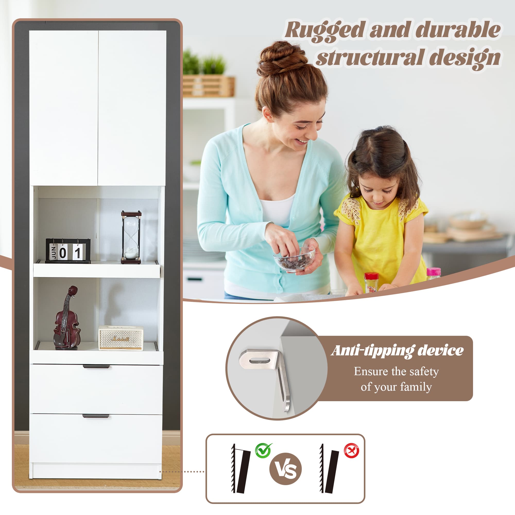 Multifunctional Storage Pantry - image 5