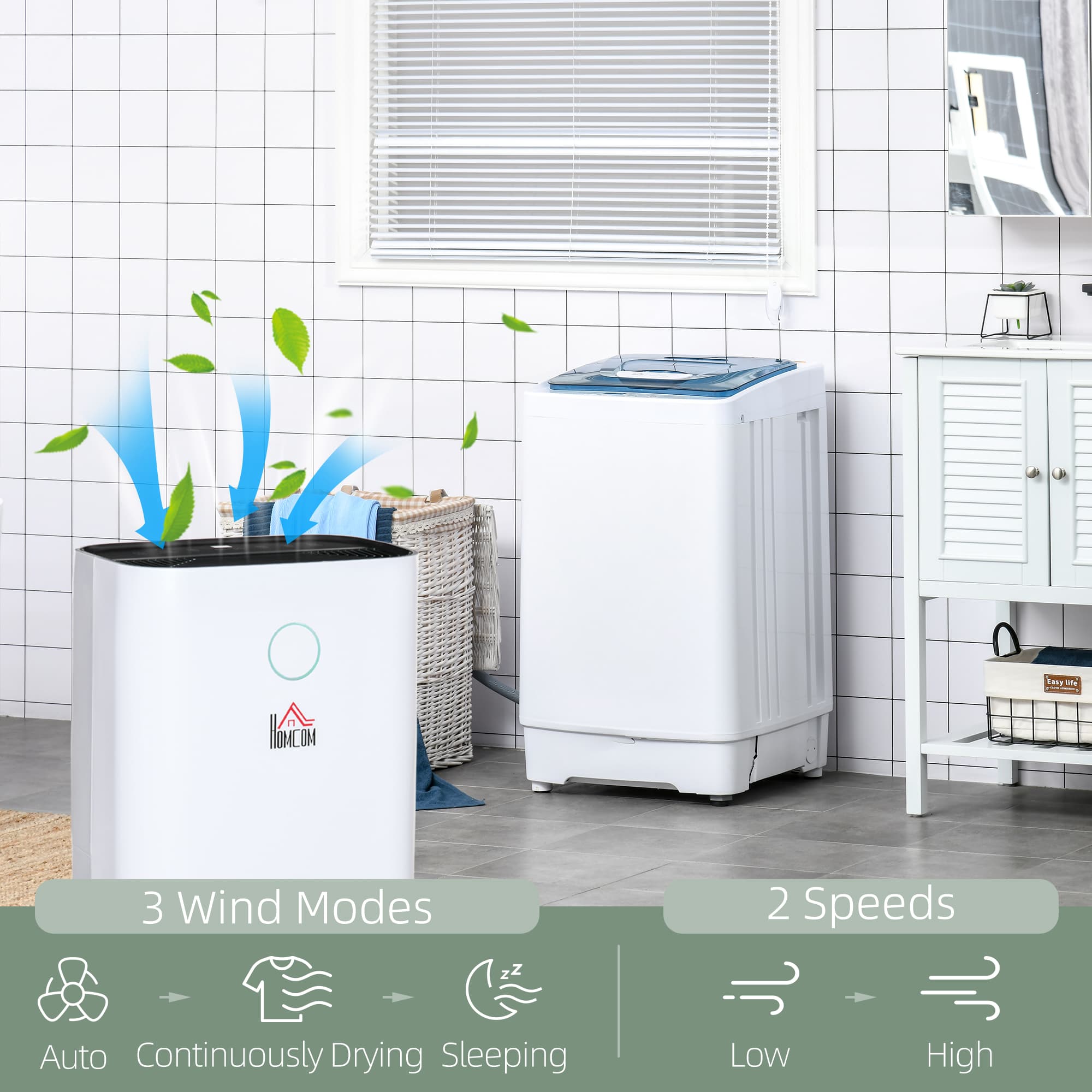 16-Litre Portable Dehumidifier with LED Display and 24H Timer - image 1