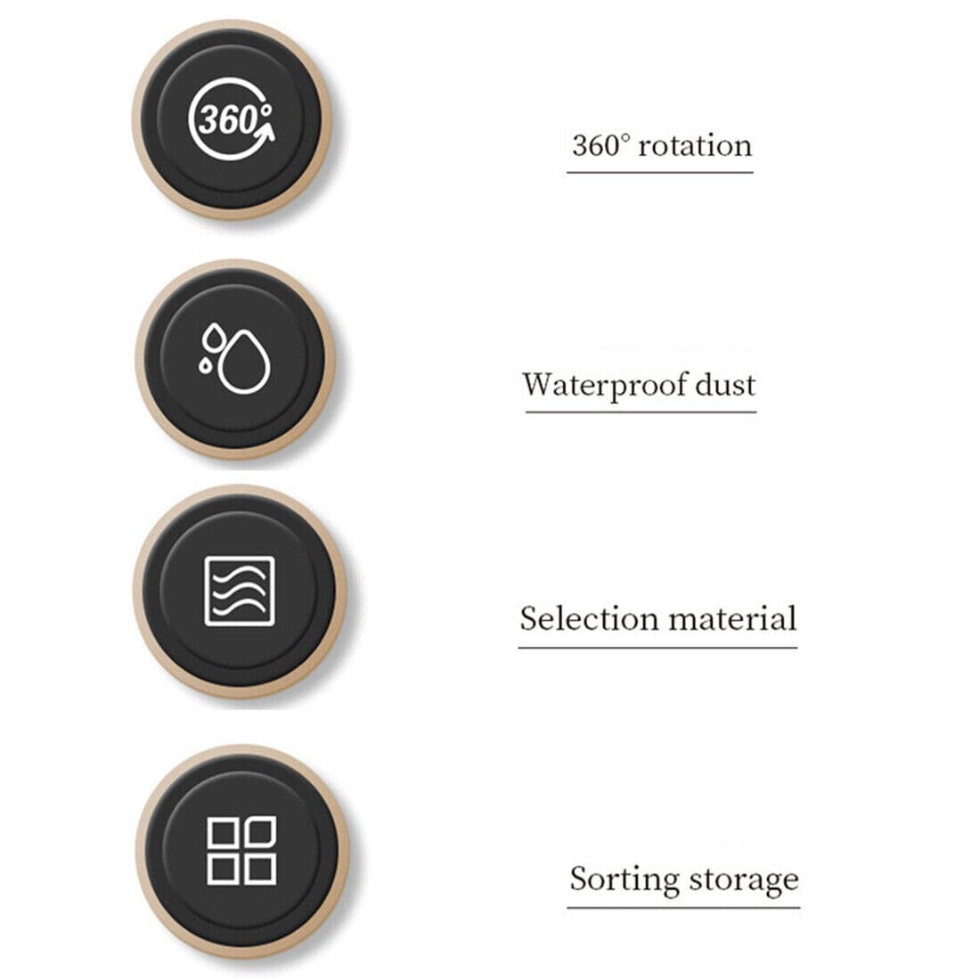 Keep Your Brushes in Order with a 360° Rotating Organiser - image 1