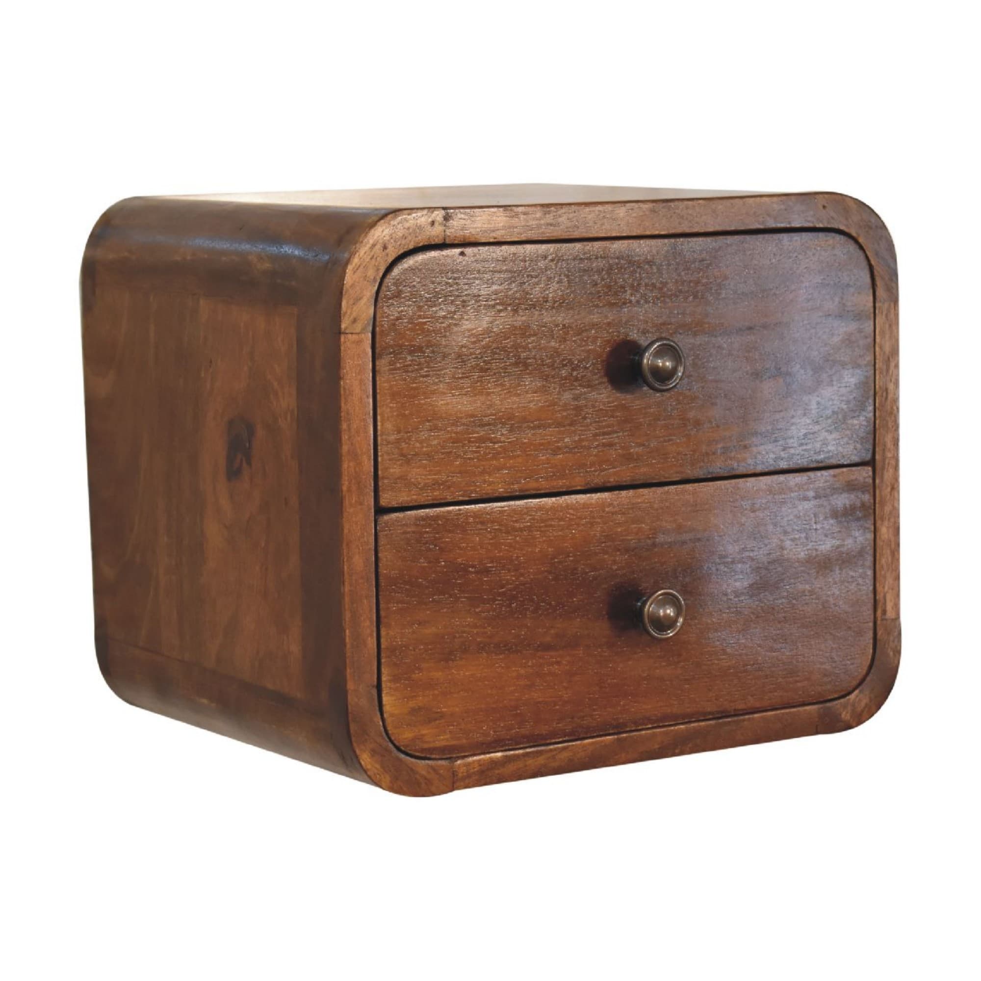 Solid Mango Wood Floating Bedside - image 3