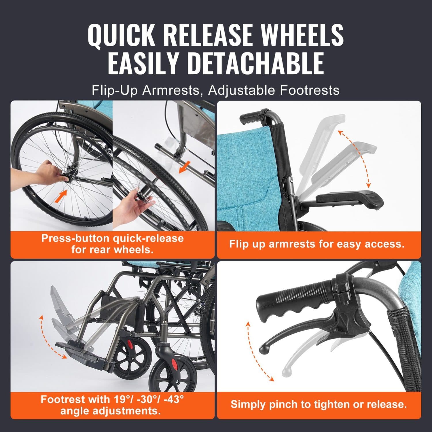 Ultra-Lightweight Folding Wheelchair - image 2