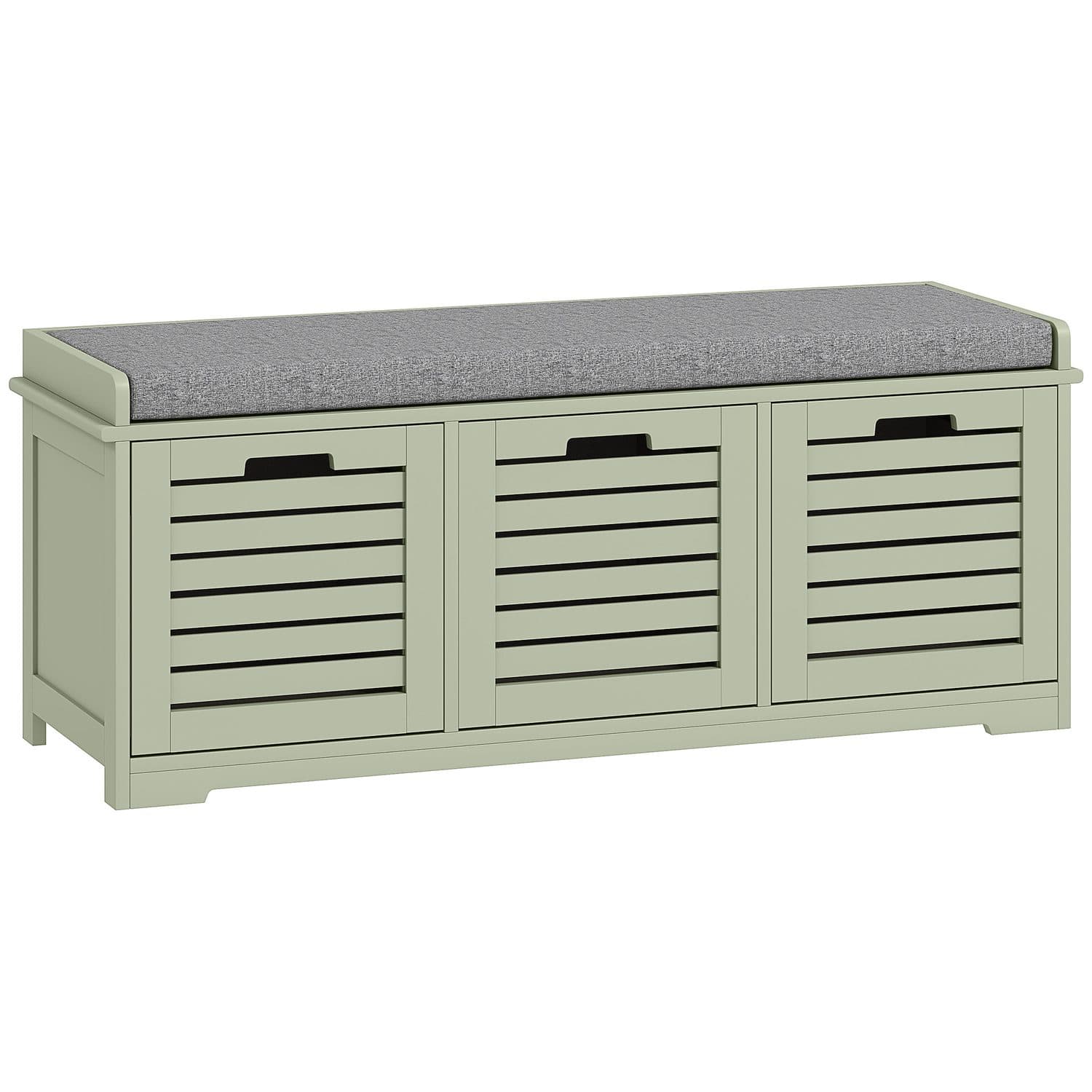 Green Shoe Storage Bench - Green
