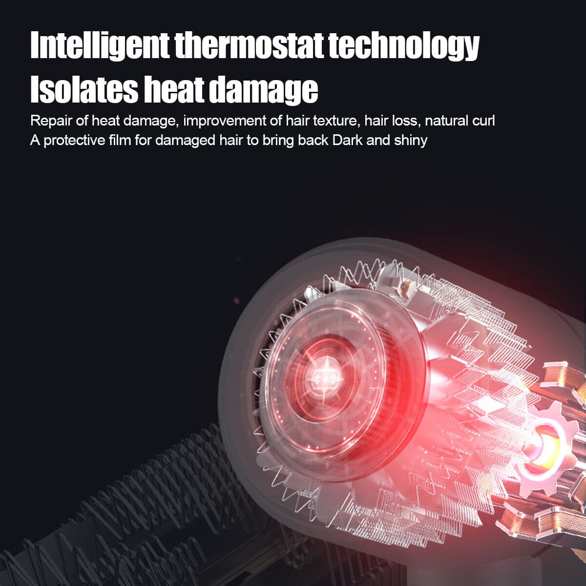Foldable Compact Hair Dryer with Negative Ion Care - image 2