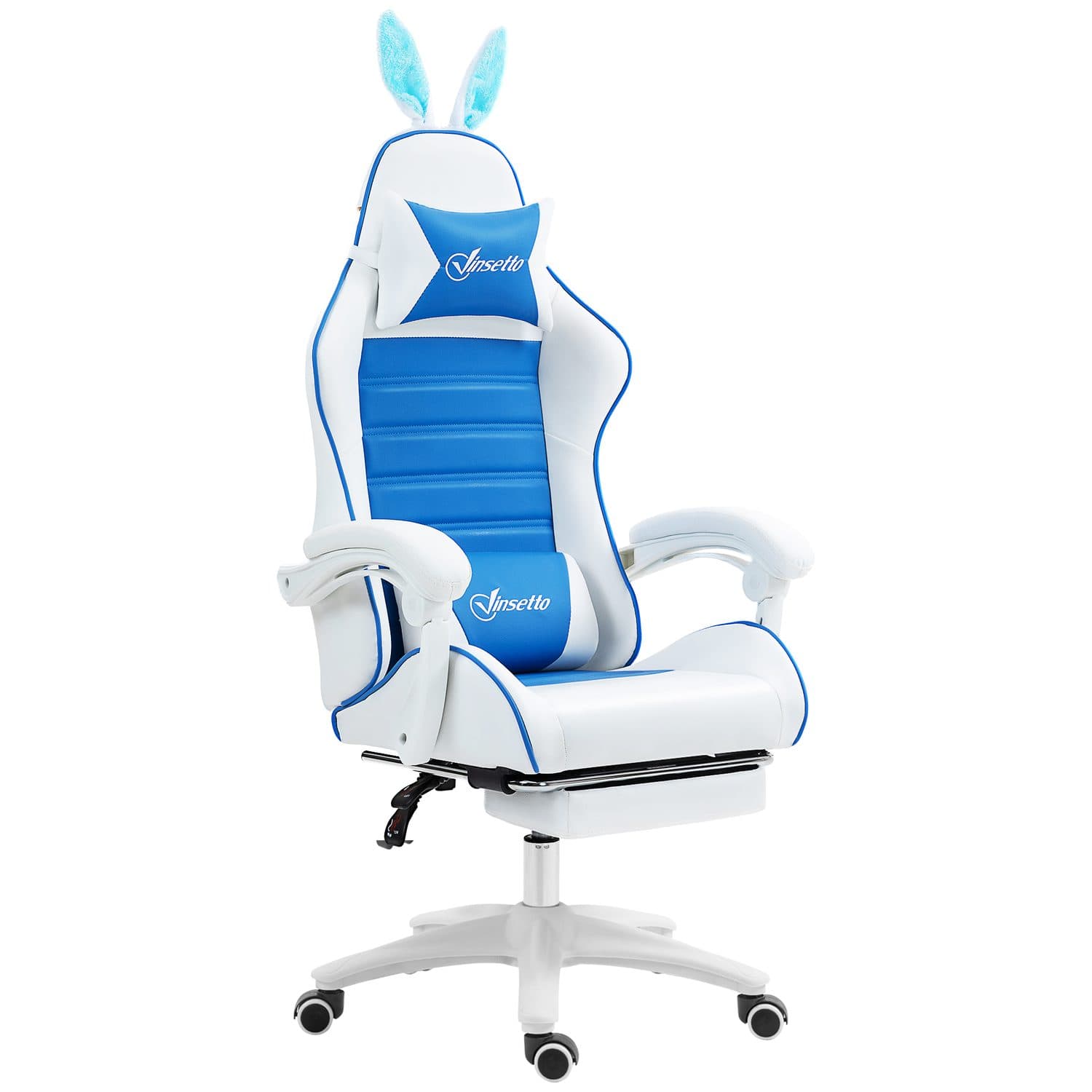 Vinsetto Bunny Ear Gaming Chair - Blue