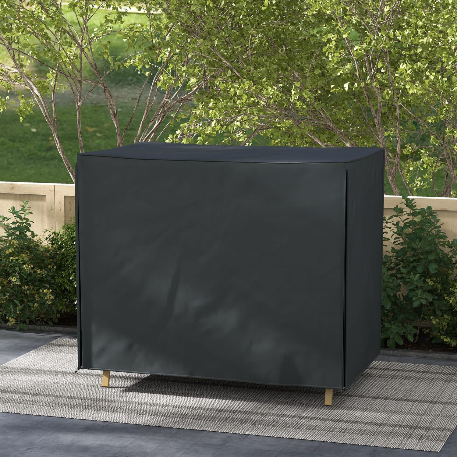 Black Swing Chair Cover for Three-Seater Frames - image 2
