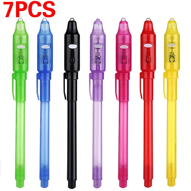 Write Secret Messages with these 7 UV Light Spy Pens - Default