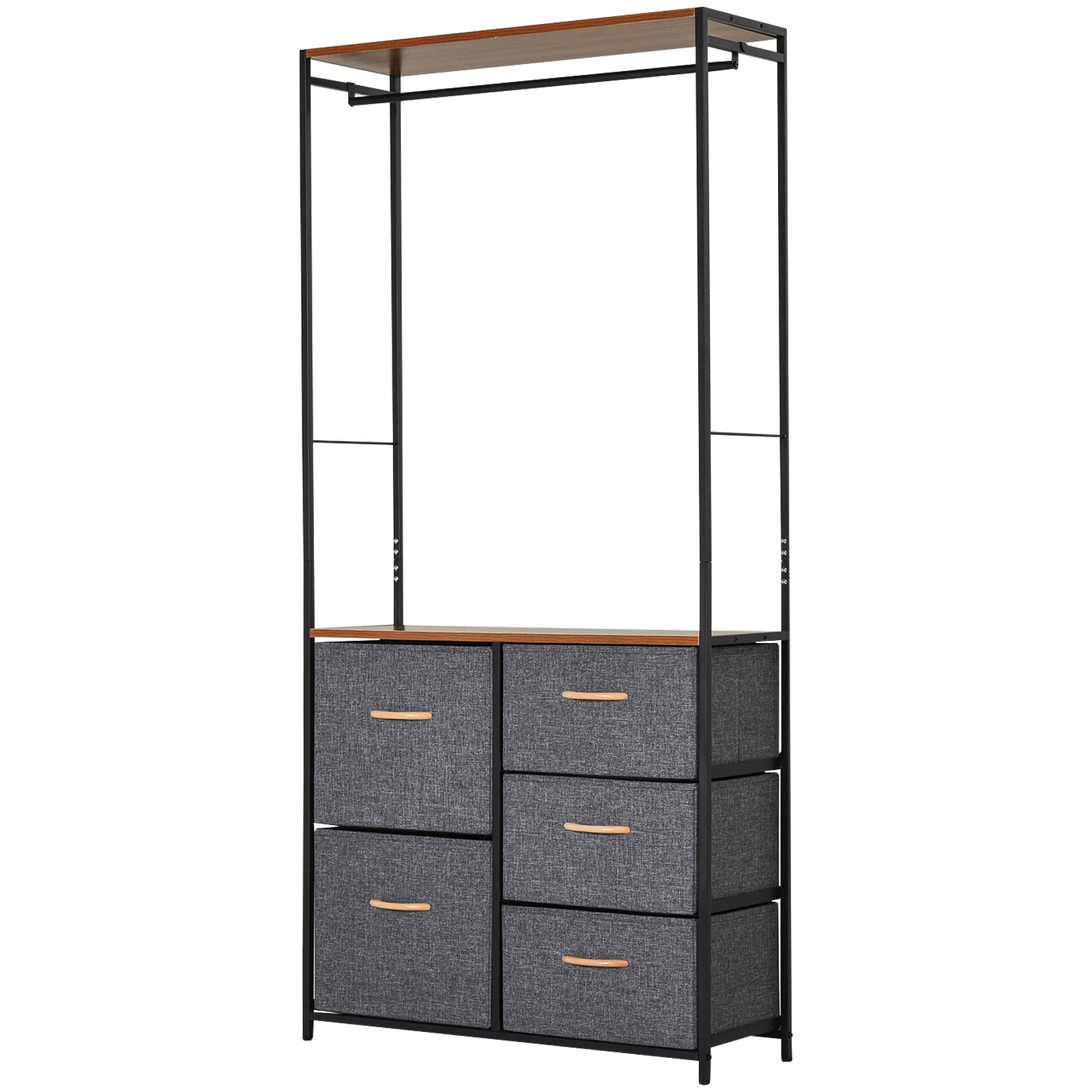 5-Drawer Coat Rack Unit