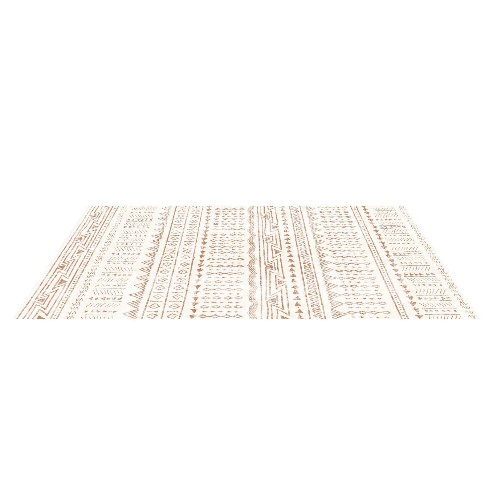 Washable 5x7 Beige Area Rug