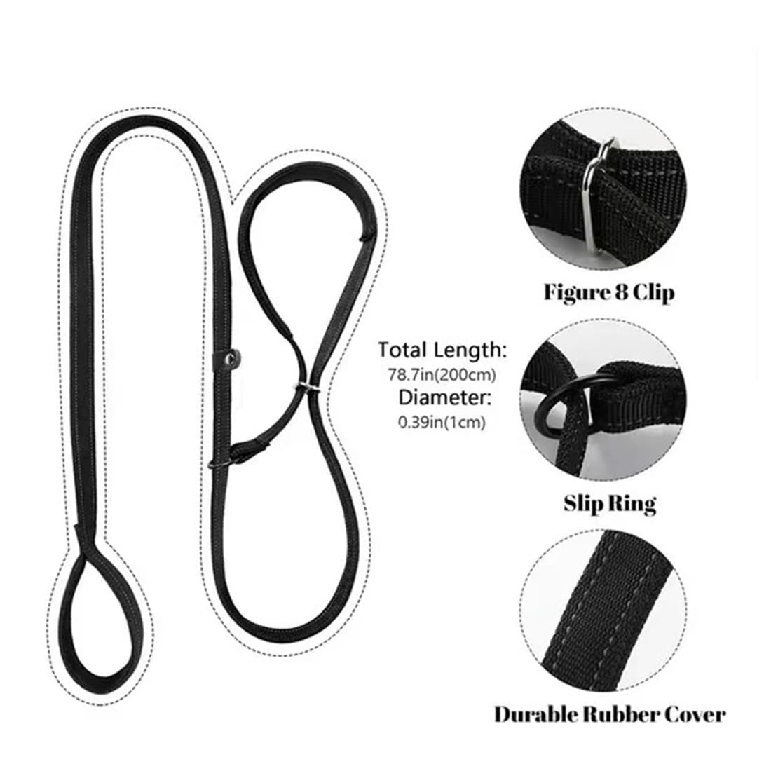 Integrated Anti-Pull Muzzle & Leash for Dogs - image 2