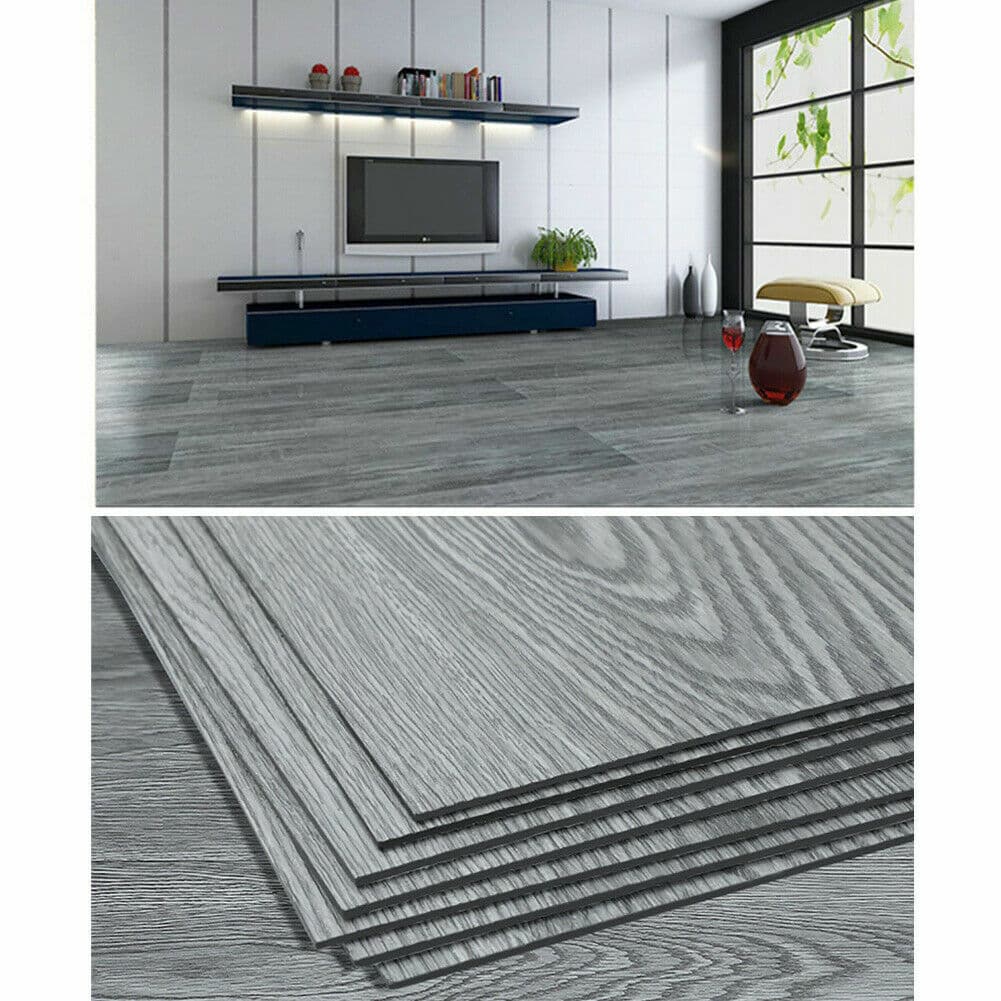 Peel & Stick Wood Effect Vinyl Planks