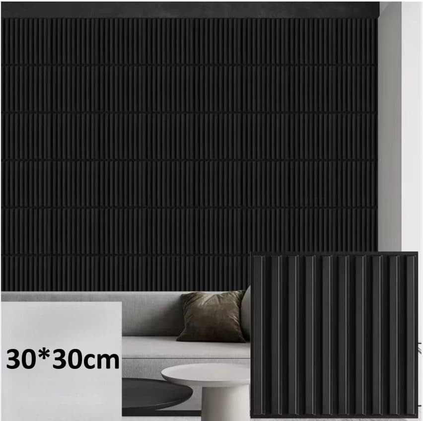 Modern Black 3D Wall Panels - image 5