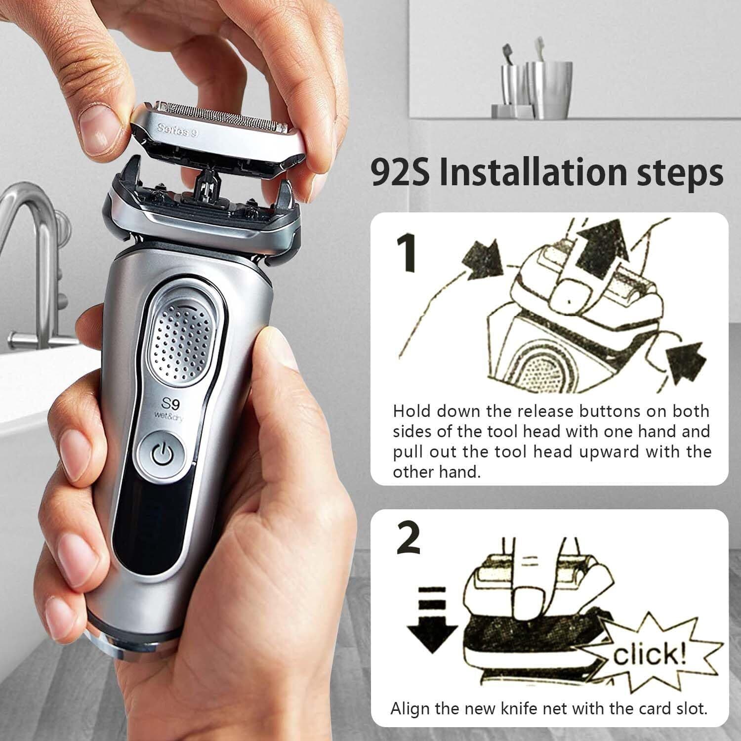 Replacement Shaver Head Compatible With Braun Series 9 - image 2