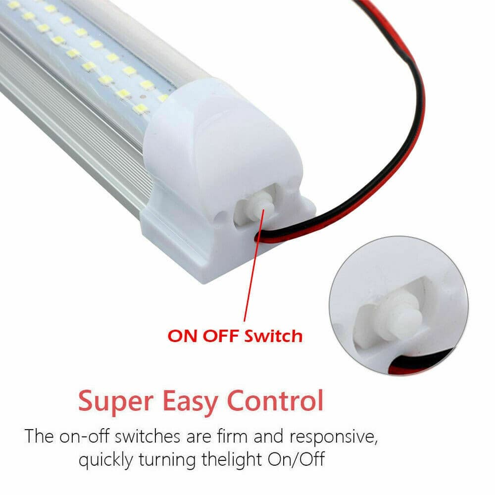 12V LED Interior Light Strip with Integrated On/Off Switch - image 1