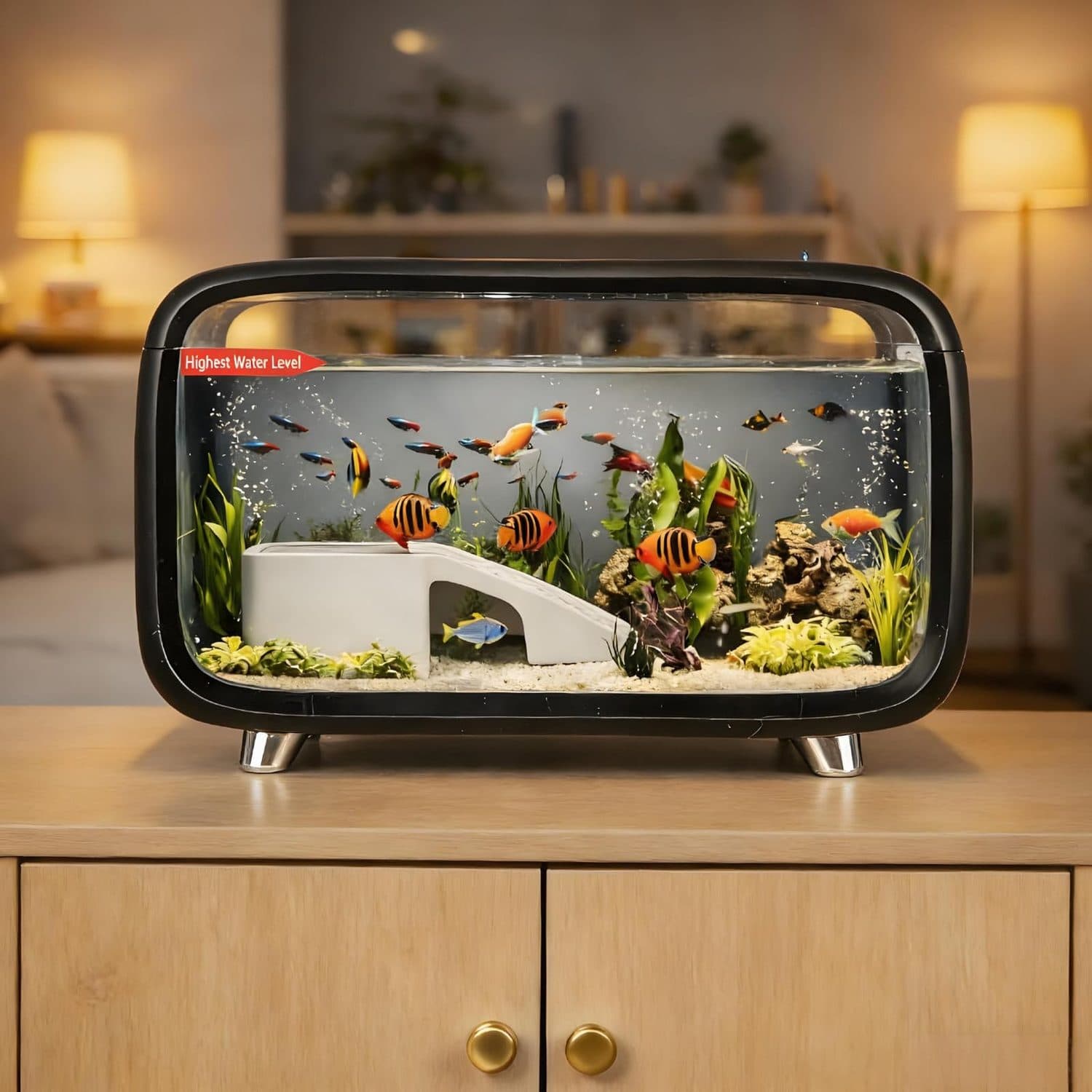 Compact Desktop Aquarium Kit for Betta Fish - image 5