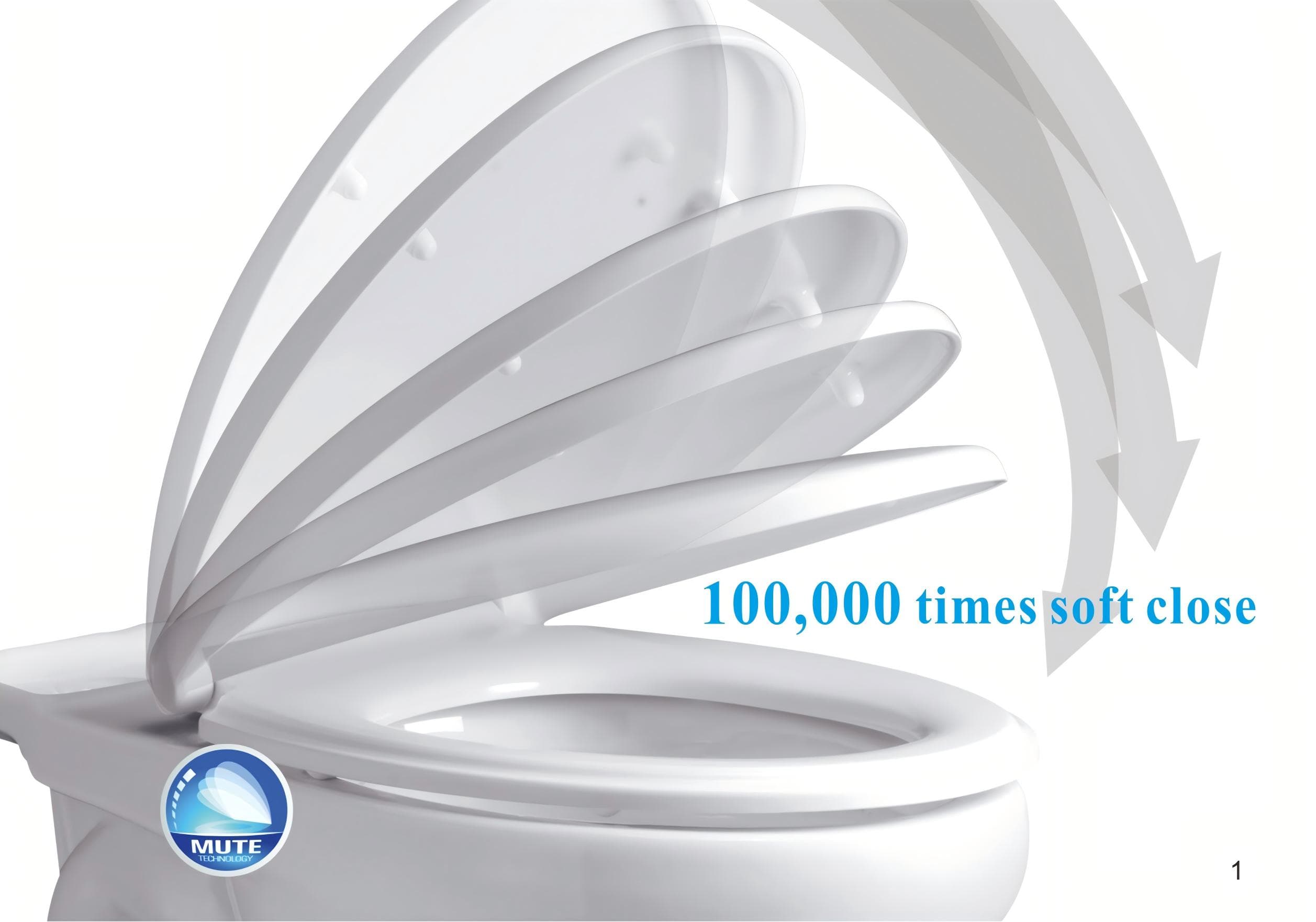 White Round Toilet Seat with Lid – Easy Clip-Fit Hinges, No Tools Needed - image 9