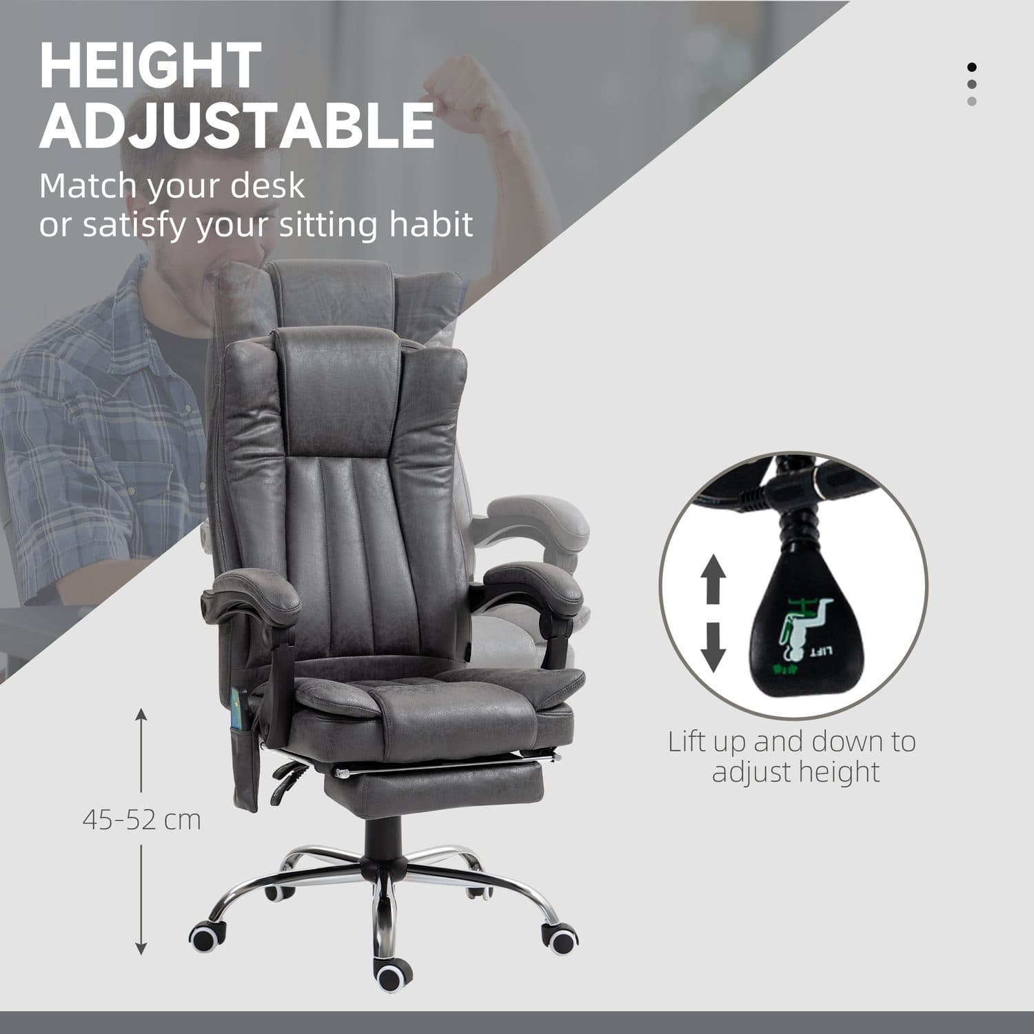 Vinsetto Heated Massage Chair - image 1