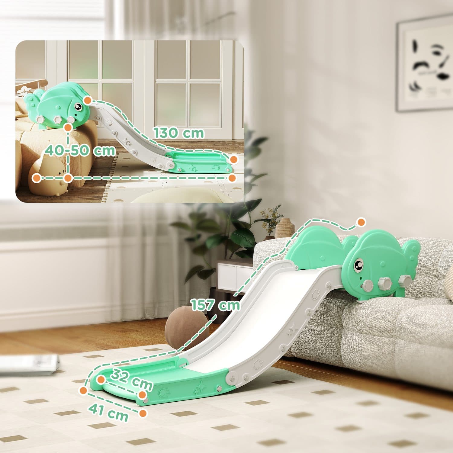 Turn sofas and beds into safe toddler slide fun - image 4