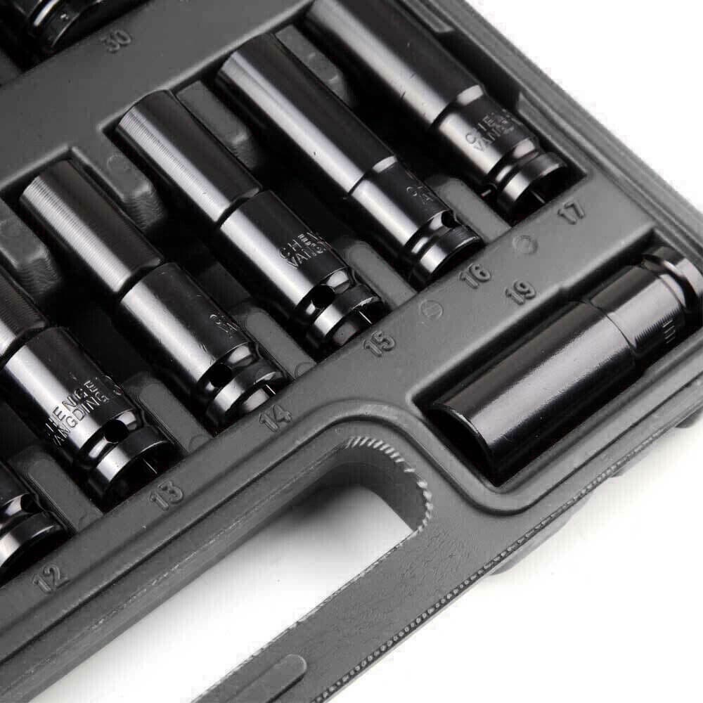 20 Deep Impact Sockets with 1/2-Inch Drive and Carry Case - image 4