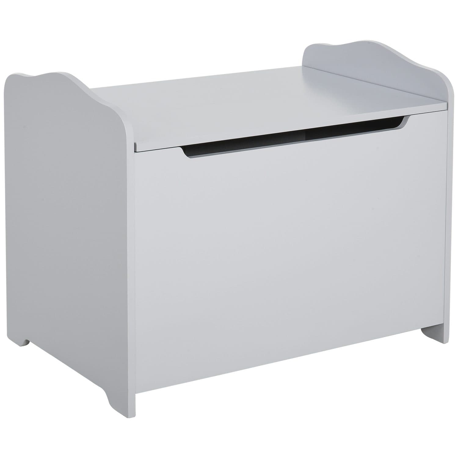 Grey Kids Toy Box for Tidy Playrooms and Bedrooms - Grey