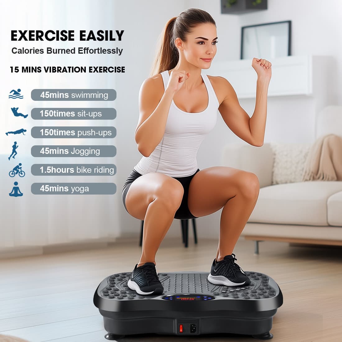 Vibration Plate Exercise Machine for Home Workouts - image 3