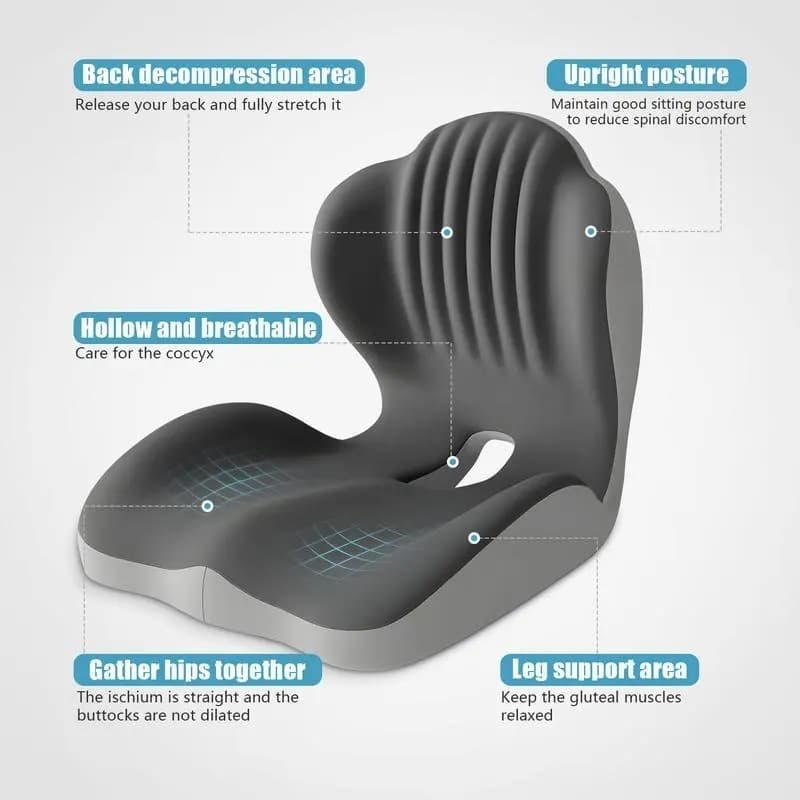 Ergonomic Memory Foam Seat Cushion for All-Day Comfort - image 8