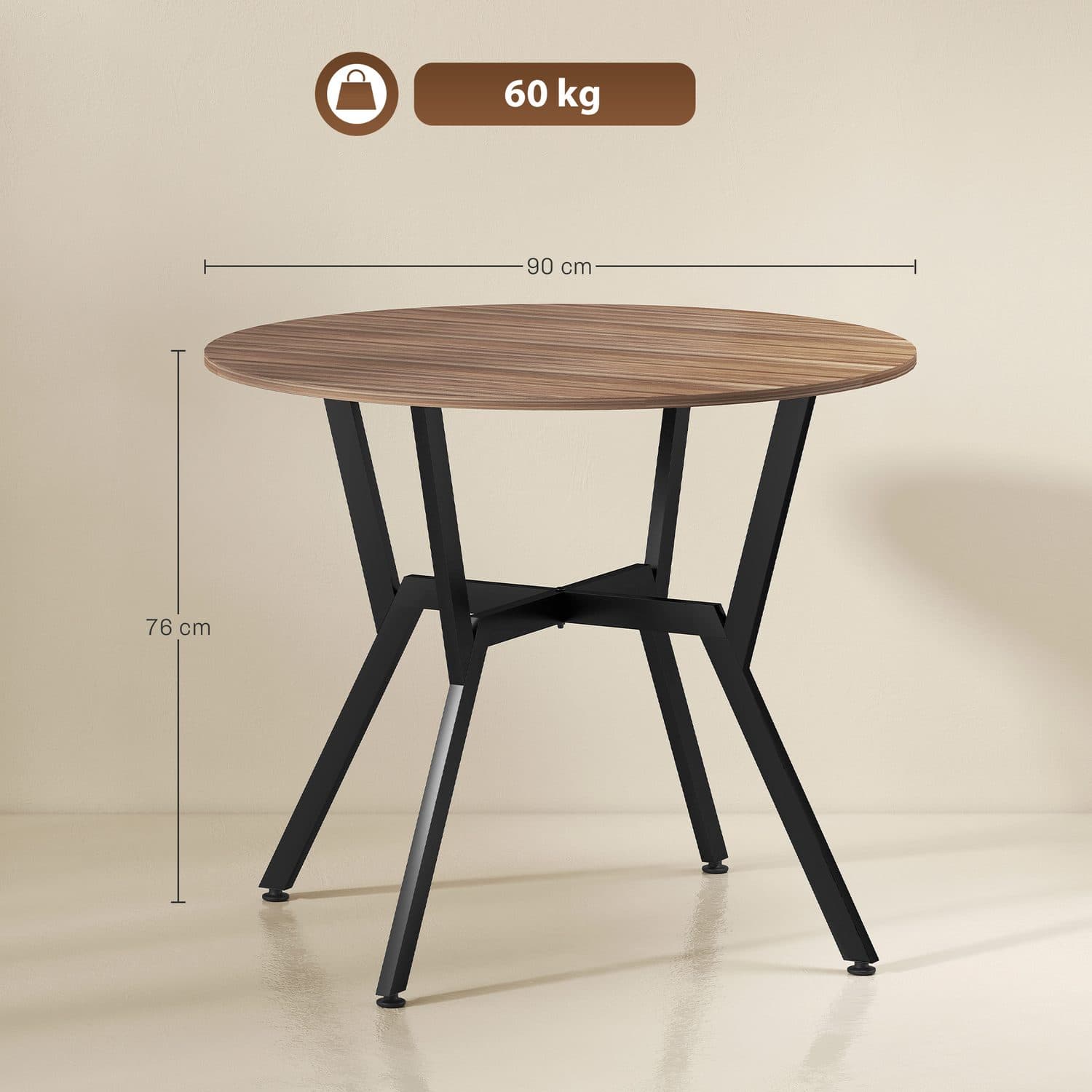90cm Round Table - image 4