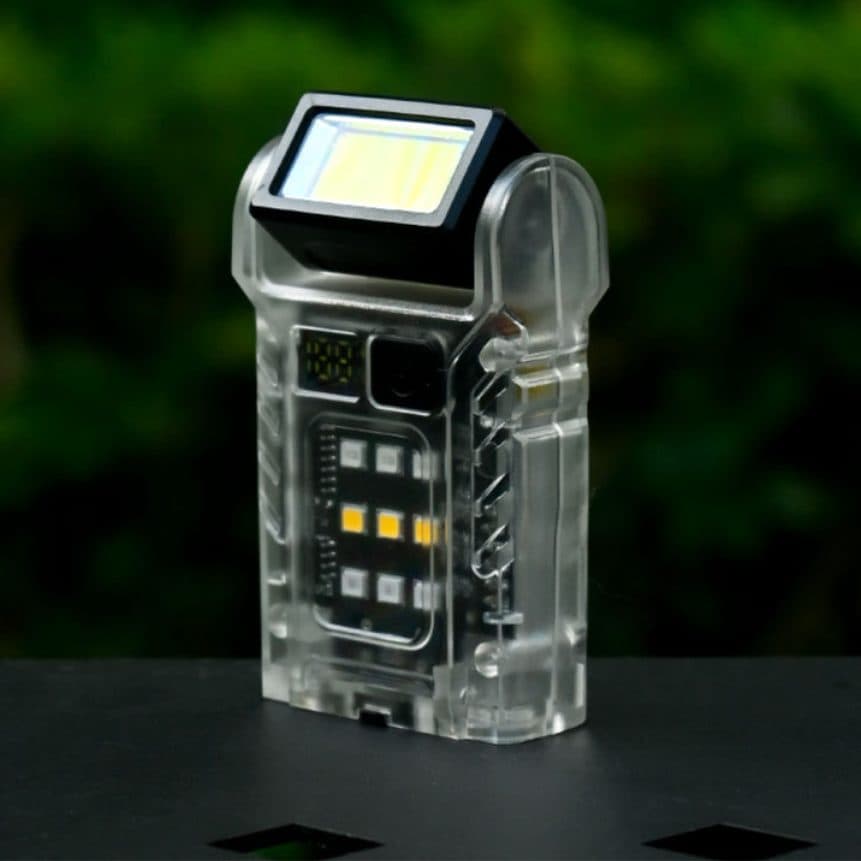 Pocket LED Work Light with COB Side Panel, Magnetic Base and Belt Clip - image 2