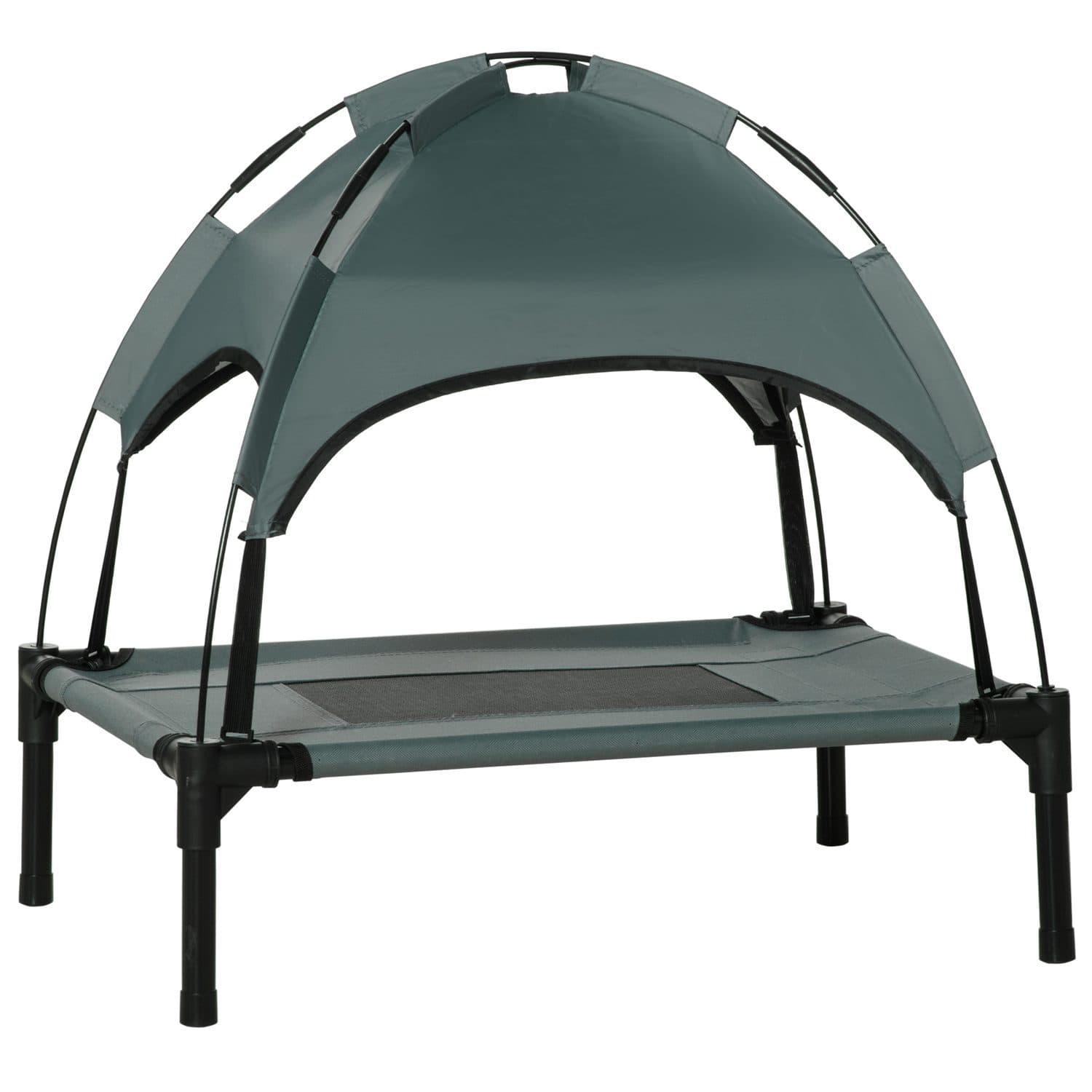 Raised Dog Bed with Breathable Canopy - Small