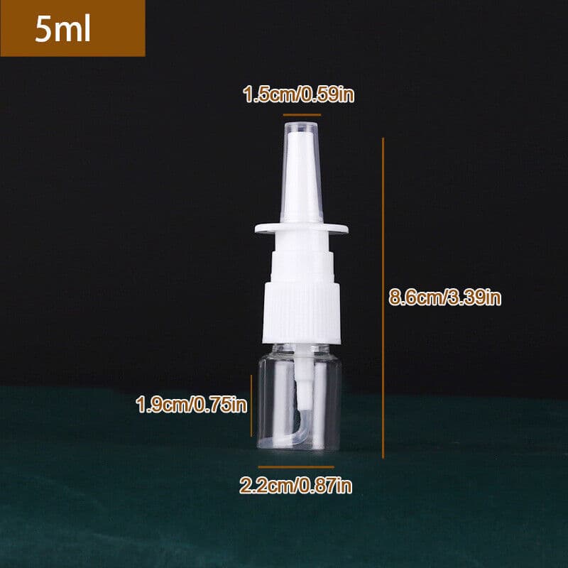 100x Refillable 5ml Nasal Spray Bottles for Travel & Home - image 10